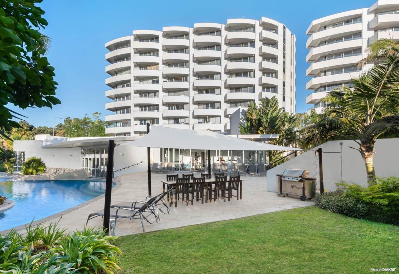 Le Mirage- Stylish, Central Apartment With Pools, Sauna, More Auckland Dış mekan fotoğraf