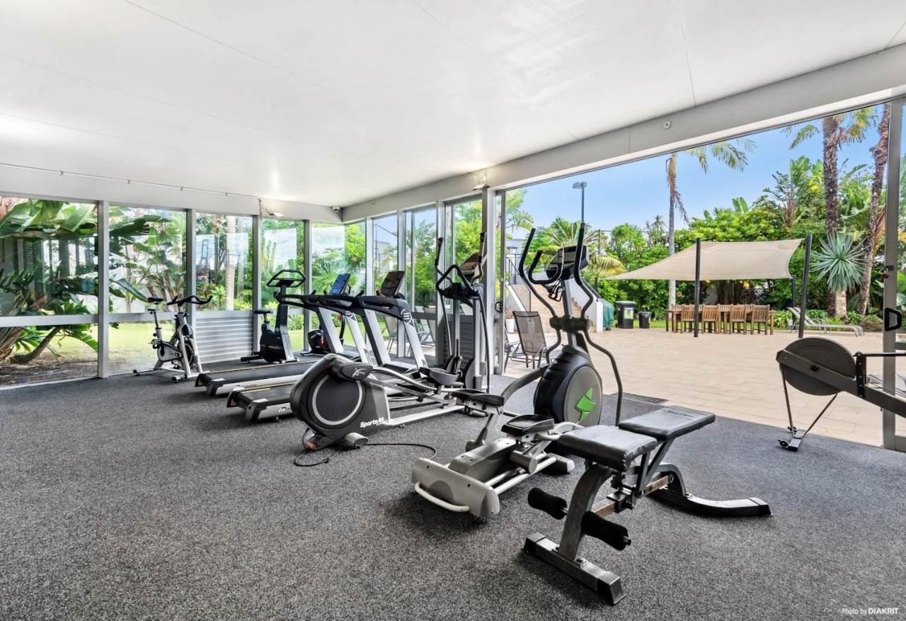Le Mirage- Stylish, Central Apartment With Pools, Sauna, More Auckland Dış mekan fotoğraf